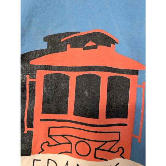 Vintage 90's San Francisco Lee T-Shirt Medium - Picture 3 of 8